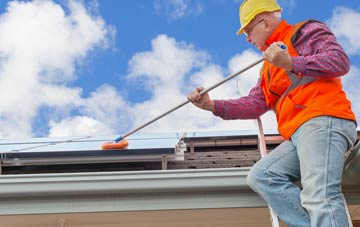 Ashbocking soft wash roof cleaning